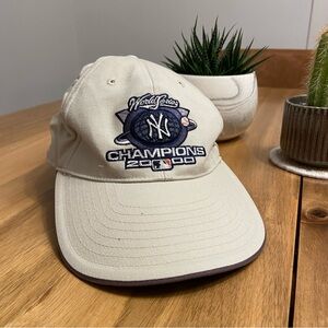 Vintage New York Yankees 2000 World Series Championship Hat - Official New Era